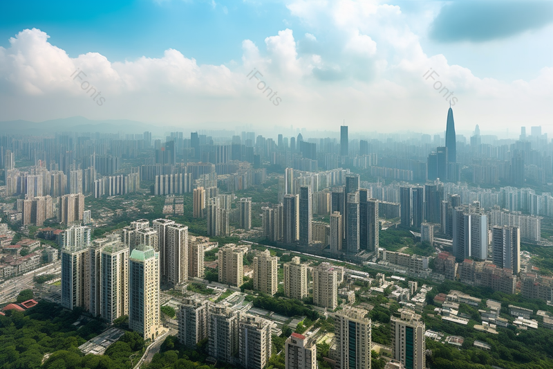 深圳城市中心俯瞰摄影图背景,高清,摄影图,摄影图片,图片大全,摄影图免费下载